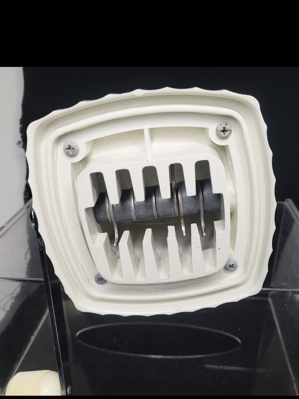 Vintage 1950s Swing Away White Manual Ice Crusher Excellent Condition Barware